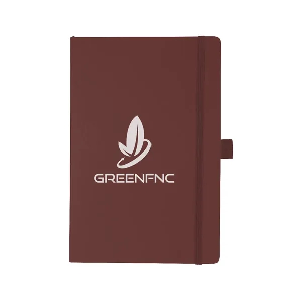 100 lined page notebook with bookmark, strap closure, pen loop and... from ASI 61125 Hit Promotional Products / Hit®