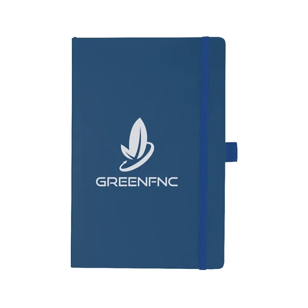 100 lined page notebook with bookmark, strap closure, pen loop and... from ASI 61125 Hit Promotional Products / Hit®