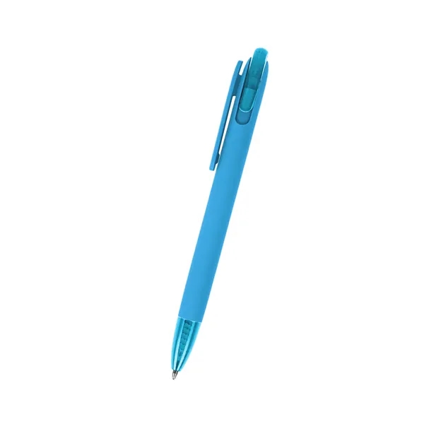 Plunger action ballpoint pen made of recycled ABS material.... from ASI 61125 Hit Promotional Products / Hit®