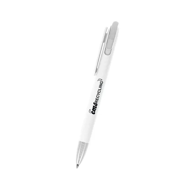 Plunger action ballpoint pen made of recycled ABS material.... from ASI 61125 Hit Promotional Products / Hit®