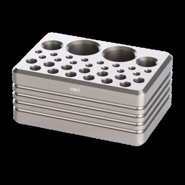 Aluminum Driver and Bit Storage Block.... from ASI 45993 Columbia River Knife & Tool / CRKT