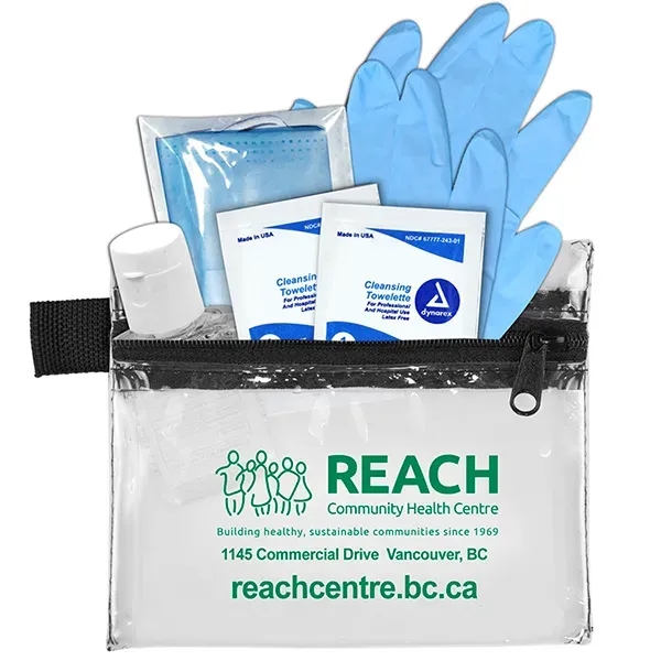 5" x 4 1/4" vinyl and polyester zip pouch with 3-ply... from ASI 62660 Innovation Line