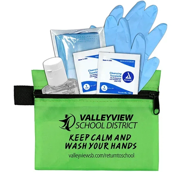 5" x 4 1/4" vinyl and polyester zip pouch with 3-ply... from ASI 62660 Innovation Line