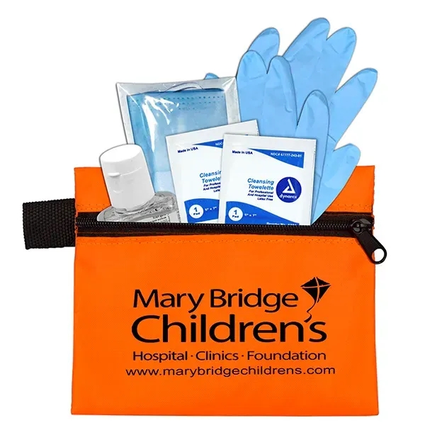 5" x 4 1/4" vinyl and polyester zip pouch with 3-ply... from ASI 62660 Innovation Line