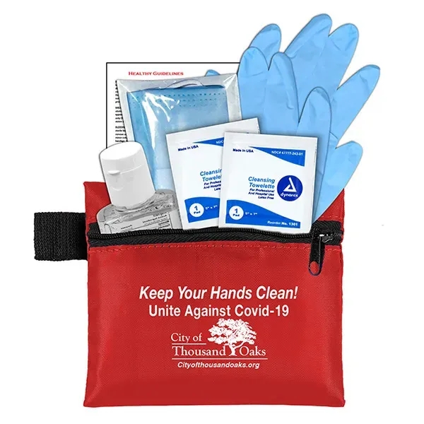 5" x 4 1/4" vinyl and polyester zip pouch with 3-ply... from ASI 62660 Innovation Line