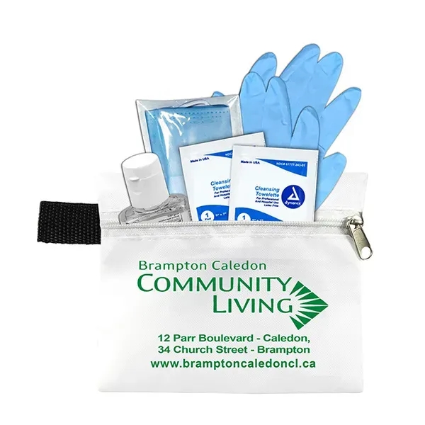 5" x 4 1/4" vinyl and polyester zip pouch with 3-ply... from ASI 62660 Innovation Line