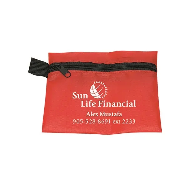 5" x 4 1/4" vinyl and polyester zip pouch with 3-ply... from ASI 62660 Innovation Line