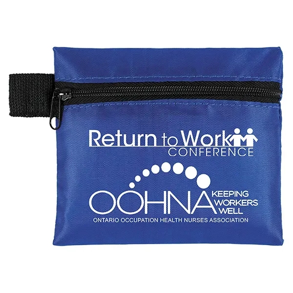 5" x 4 1/4" vinyl and polyester zip pouch with 3-ply... from ASI 62660 Innovation Line