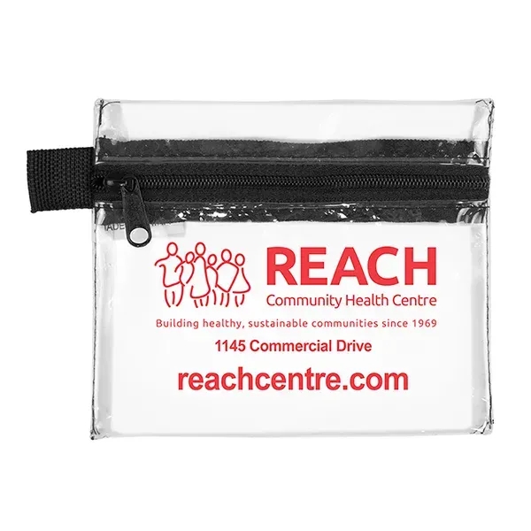 5" x 4 1/4" vinyl and polyester zip pouch with 3-ply... from ASI 62660 Innovation Line