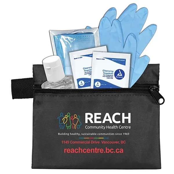 5" x 4 1/4" vinyl and polyester zip pouch with 3-ply... from ASI 62660 Innovation Line