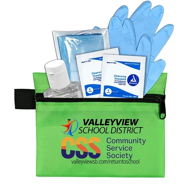 5" x 4 1/4" vinyl and polyester zip pouch with 3-ply... from ASI 62660 Innovation Line