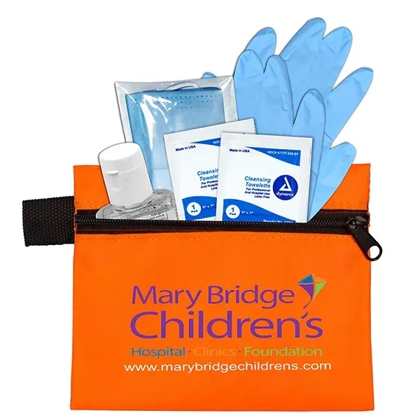 5" x 4 1/4" vinyl and polyester zip pouch with 3-ply... from ASI 62660 Innovation Line