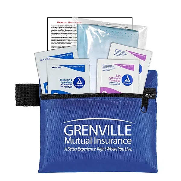 5" x 4 1/4" vinyl and polyester zippered pouch with 3-ply... from ASI 62660 Innovation Line