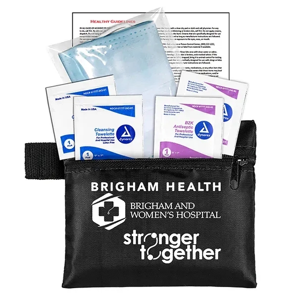 5" x 4 1/4" vinyl and polyester zippered pouch with 3-ply... from ASI 62660 Innovation Line