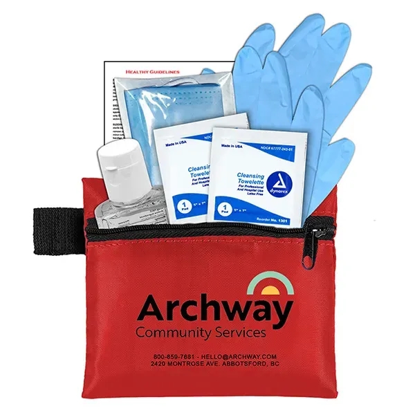 5" x 4 1/4" vinyl and polyester zip pouch with 3-ply... from ASI 62660 Innovation Line