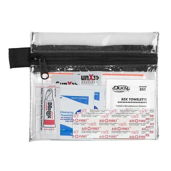5" x 4 1/4" vinyl and polyester zip pouch with 3-ply... from ASI 62660 Innovation Line