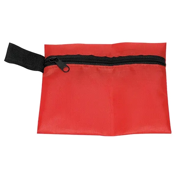 5" x 4 1/4" vinyl and polyester zip pouch with 3-ply... from ASI 62660 Innovation Line