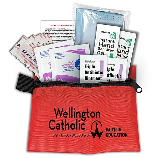 13 piece safety kit in a zippered pouch... from ASI 62660 Innovation Line