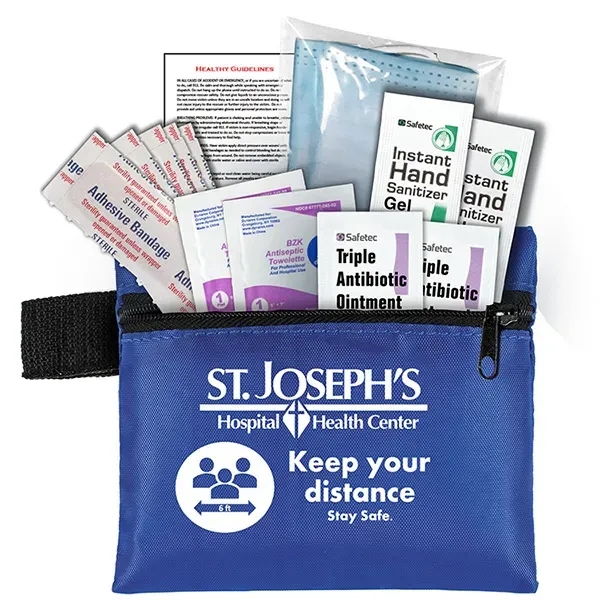 13 piece safety kit in a zippered pouch... from ASI 62660 Innovation Line