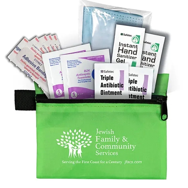 13 piece safety kit in a zippered pouch... from ASI 62660 Innovation Line