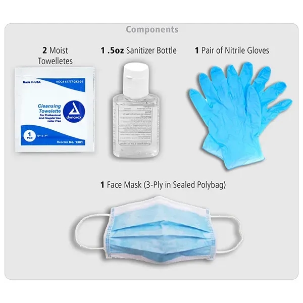 5" x 4 1/4" vinyl and polyester zip pouch with 3-ply... from ASI 62660 Innovation Line