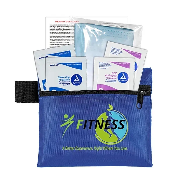 5" x 4 1/4" vinyl and polyester zippered pouch with 3-ply... from ASI 62660 Innovation Line