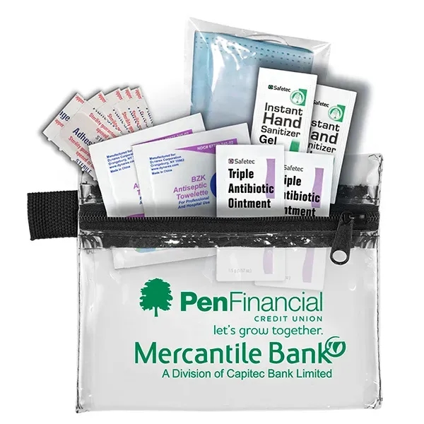 13 piece safety kit in a zippered pouch... from ASI 62660 Innovation Line