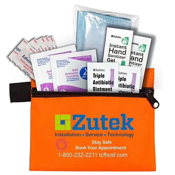 13 piece safety kit in a zippered pouch... from ASI 62660 Innovation Line