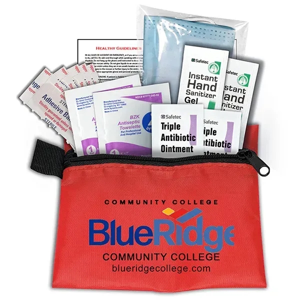 13 piece safety kit in a zippered pouch... from ASI 62660 Innovation Line