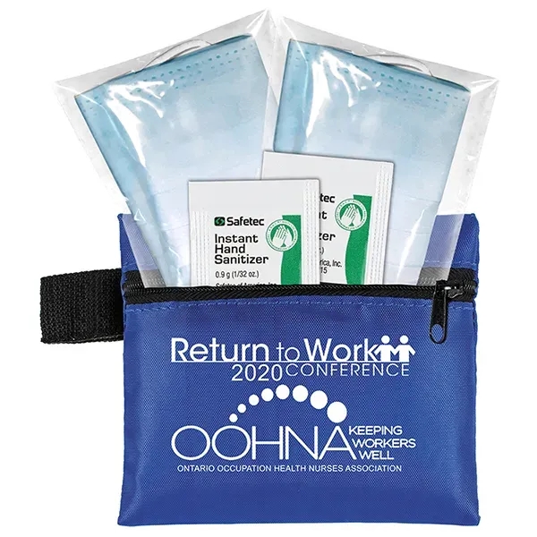 5" x 4 1/4" vinyl and polyester Back to Work zippered... from ASI 62660 Innovation Line