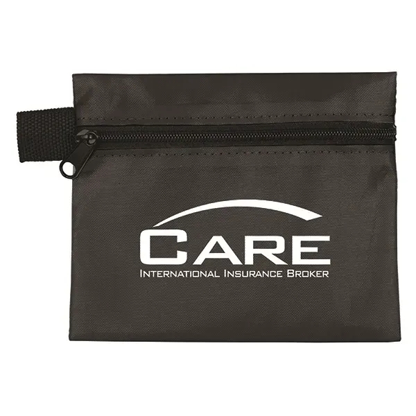 5" x 4 1/4" vinyl and polyester Back to Work zippered... from ASI 62660 Innovation Line