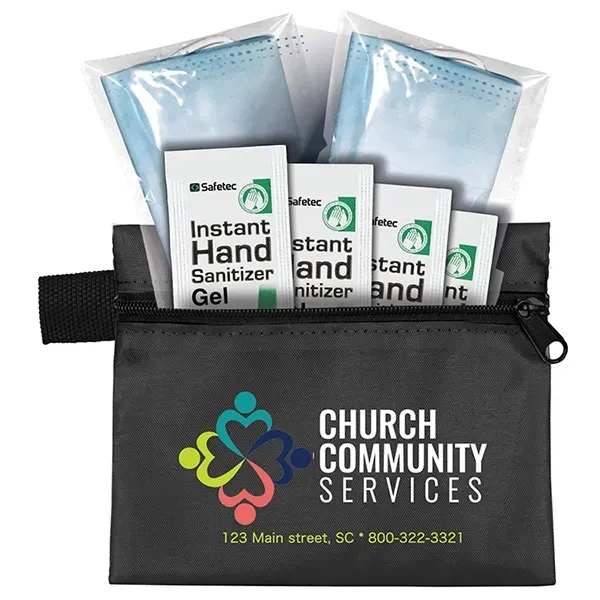 5" x 4 1/4" vinyl and polyester Back to Work zippered... from ASI 62660 Innovation Line