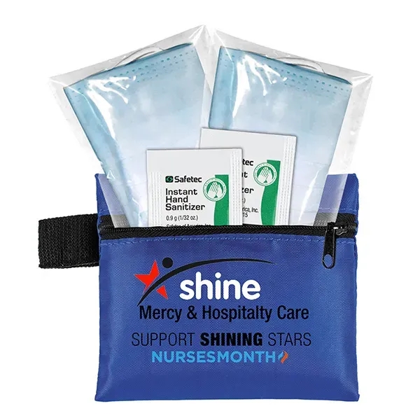 5" x 4 1/4" vinyl and polyester Back to Work zippered... from ASI 62660 Innovation Line