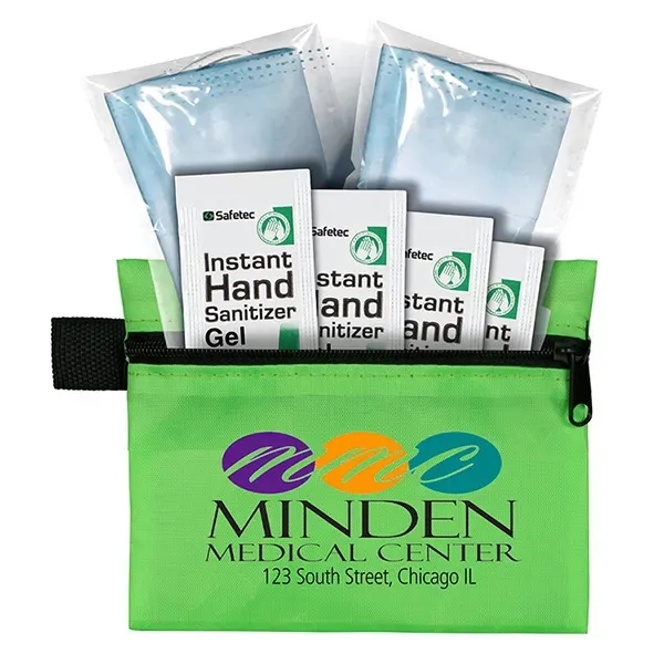 5" x 4 1/4" vinyl and polyester Back to Work zippered... from ASI 62660 Innovation Line