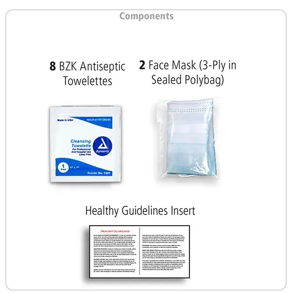 5" x 4 1/4" vinyl and polyester zip pouch with two... from ASI 62660 Innovation Line