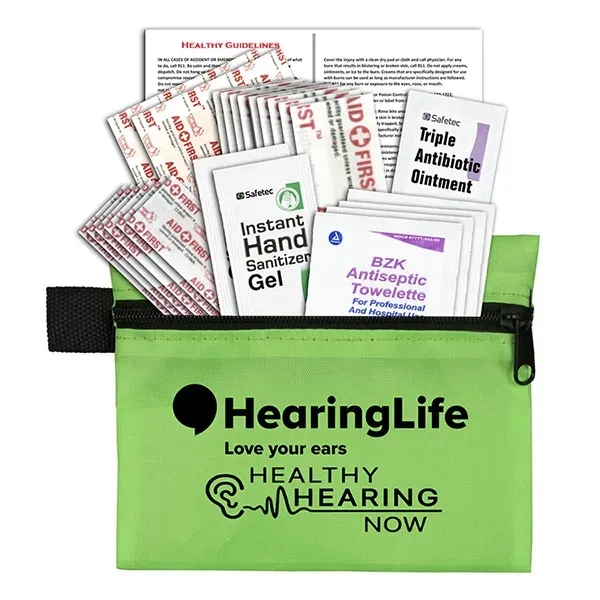 26 piece Healthy Living Kit 4 1/2" x 4 1/2" zippered... from ASI 62660 Innovation Line