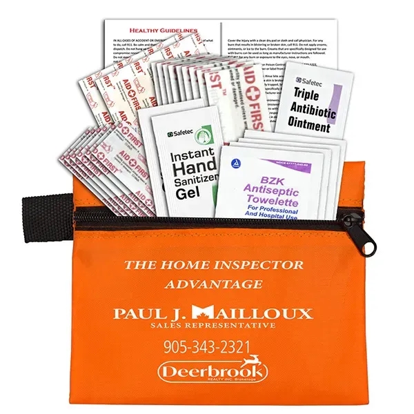 26 piece Healthy Living Kit 4 1/2" x 4 1/2" zippered... from ASI 62660 Innovation Line