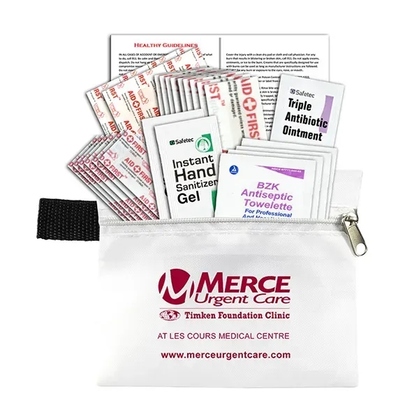 26 piece Healthy Living Kit 4 1/2" x 4 1/2" zippered... from ASI 62660 Innovation Line