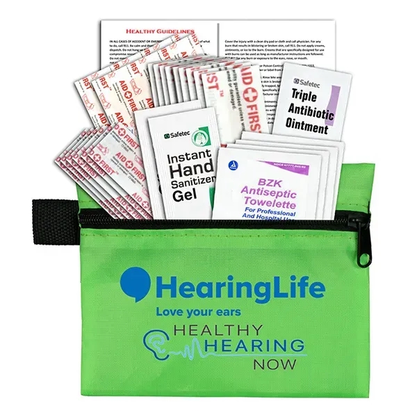 26 piece Healthy Living Kit 4 1/2" x 4 1/2" zippered... from ASI 62660 Innovation Line