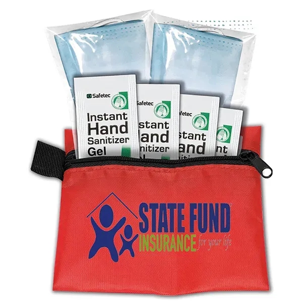 5" x 4 1/4" vinyl and polyester Back to Work zippered... from ASI 62660 Innovation Line