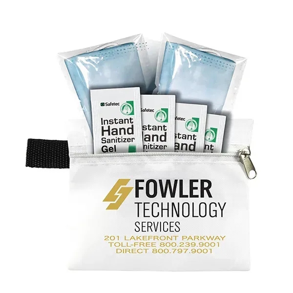 5" x 4 1/4" vinyl and polyester Back to Work zippered... from ASI 62660 Innovation Line