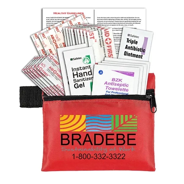 26 piece Healthy Living Kit 4 1/2" x 4 1/2" zippered... from ASI 62660 Innovation Line