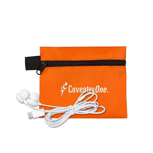 Tech kit with a 5" x 4 1/4" zipper pouch and... from ASI 62660 Innovation Line