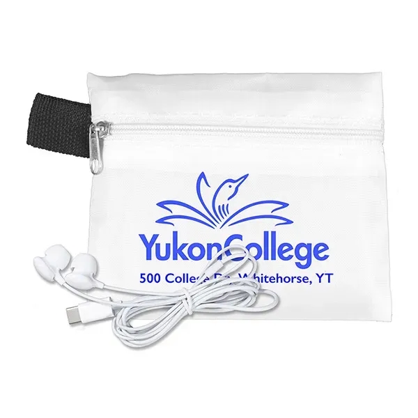 Tech kit with a 5" x 4 1/4" zipper pouch and... from ASI 62660 Innovation Line