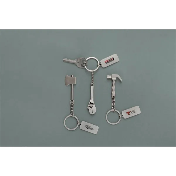 Metal axe key chain with customization.... from ASI 62190 Illini