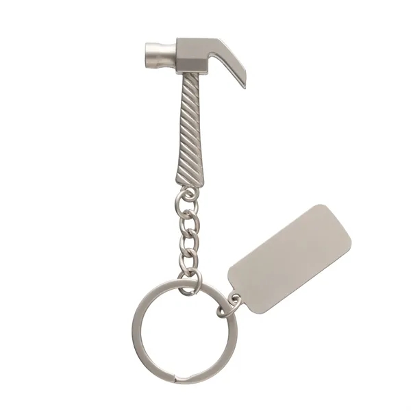 Metal hammer key chain with customization.... from ASI 62190 Illini