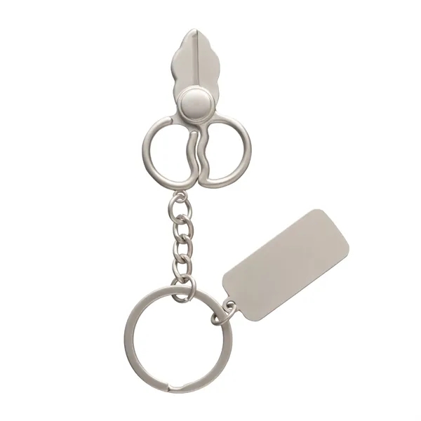 Metal scissors key chain with customization.... from ASI 62190 Illini