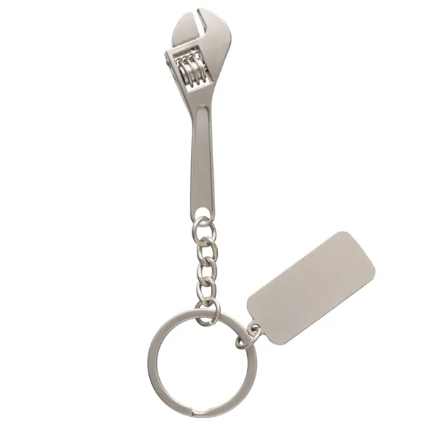 Metal wrench key chain with customization.... from ASI 62190 Illini