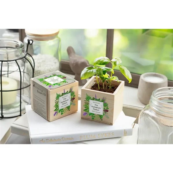 3" x 3" x 3" wooden blossom kit, great for growing... from ASI 62190 Illini