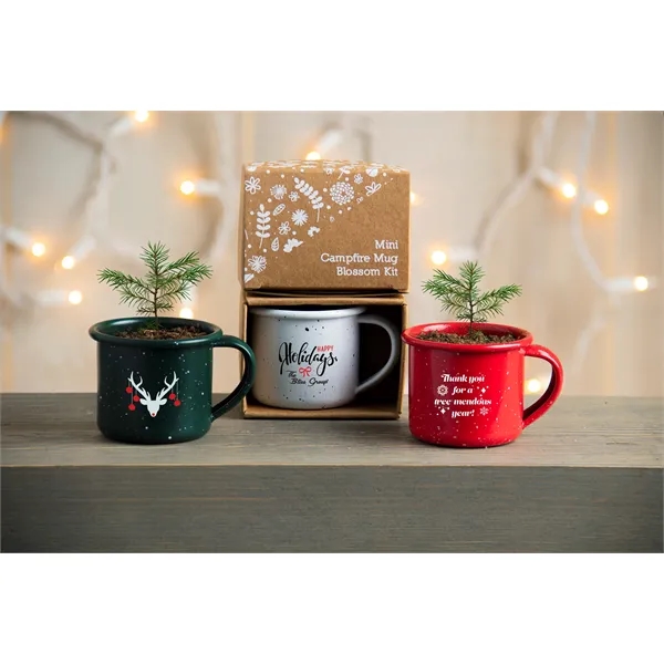 Carbon steel mini campfire mug planter, available in a handful of... from ASI 62190 Illini